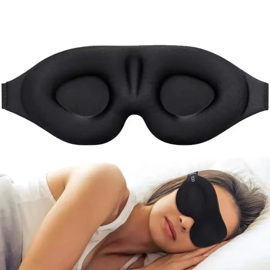 Sleep Eye Mask Weighted for Side Sleeper Men Women 3D Contoured Sleeping Mask No Eye Pressure 100% Blockout Soft Comfortable Eye